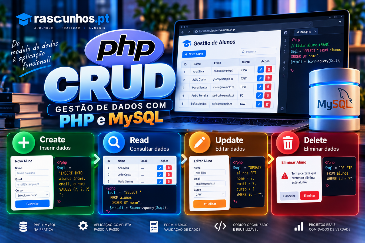 06 - CRUD — Gestão de Dados com PHP e MySQL